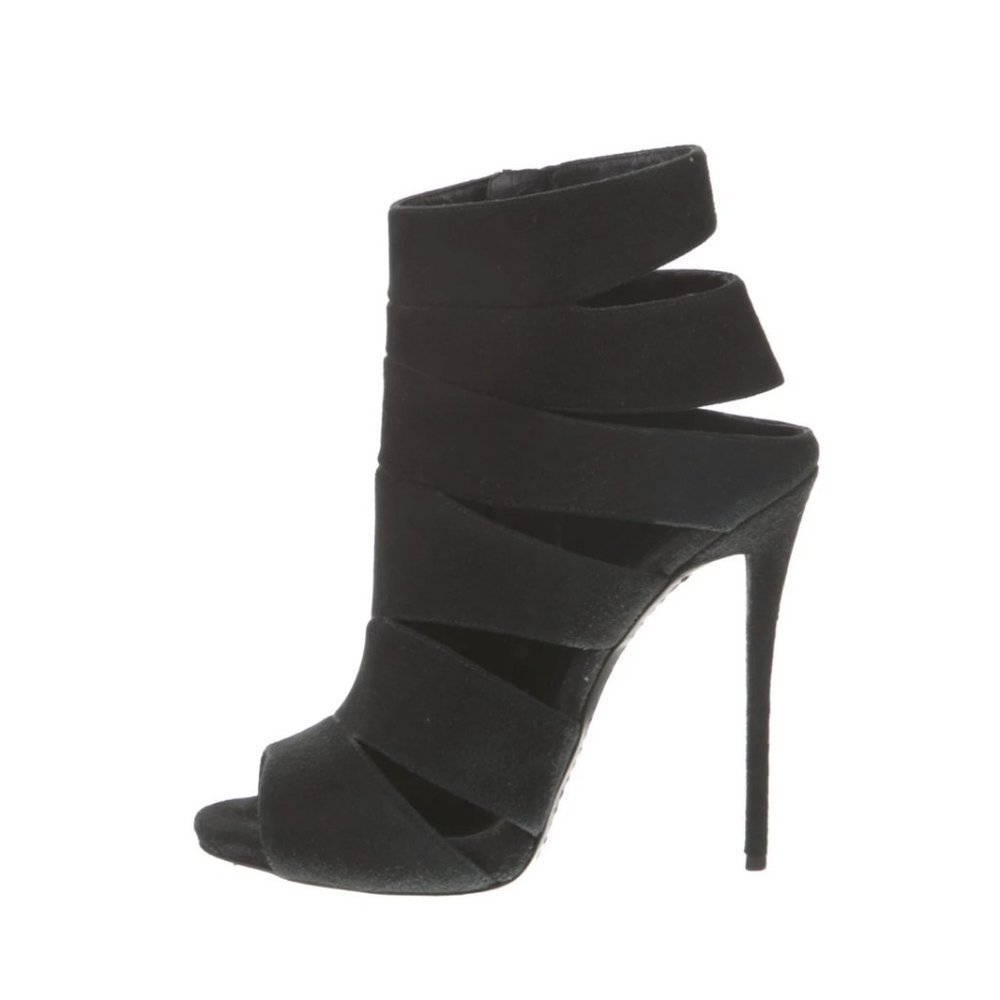 🩵 Giuseppe Zanotti 🩵 Suede Ankle Boot Black Size 7EU